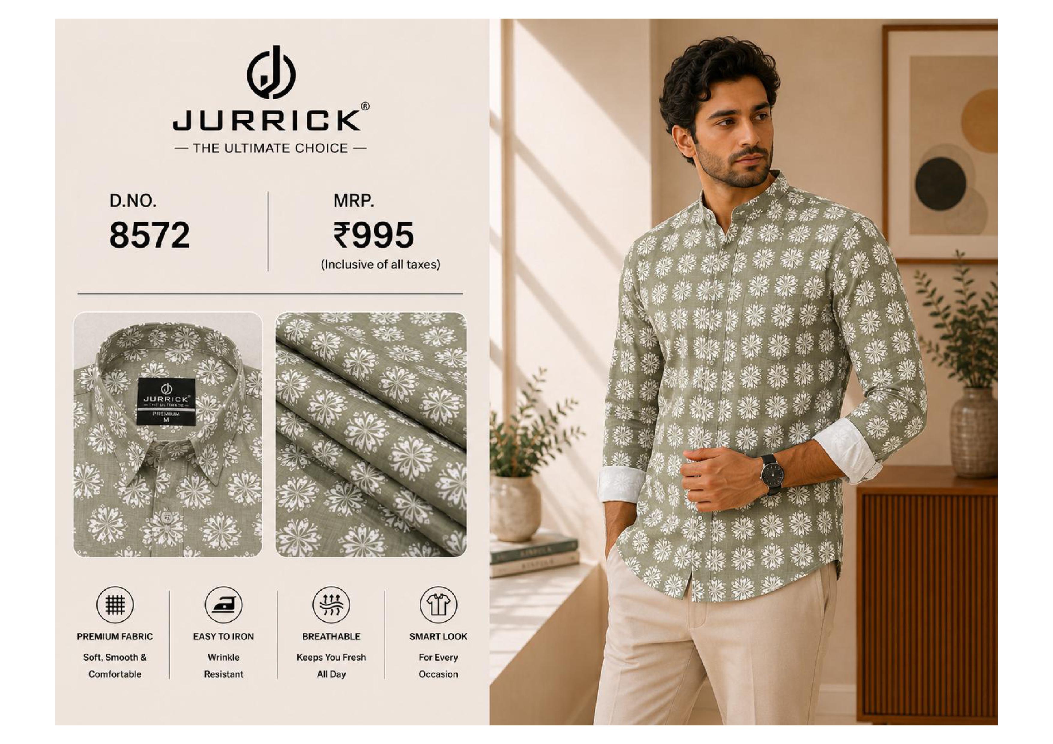 Abstract Paisley Formal Shirt